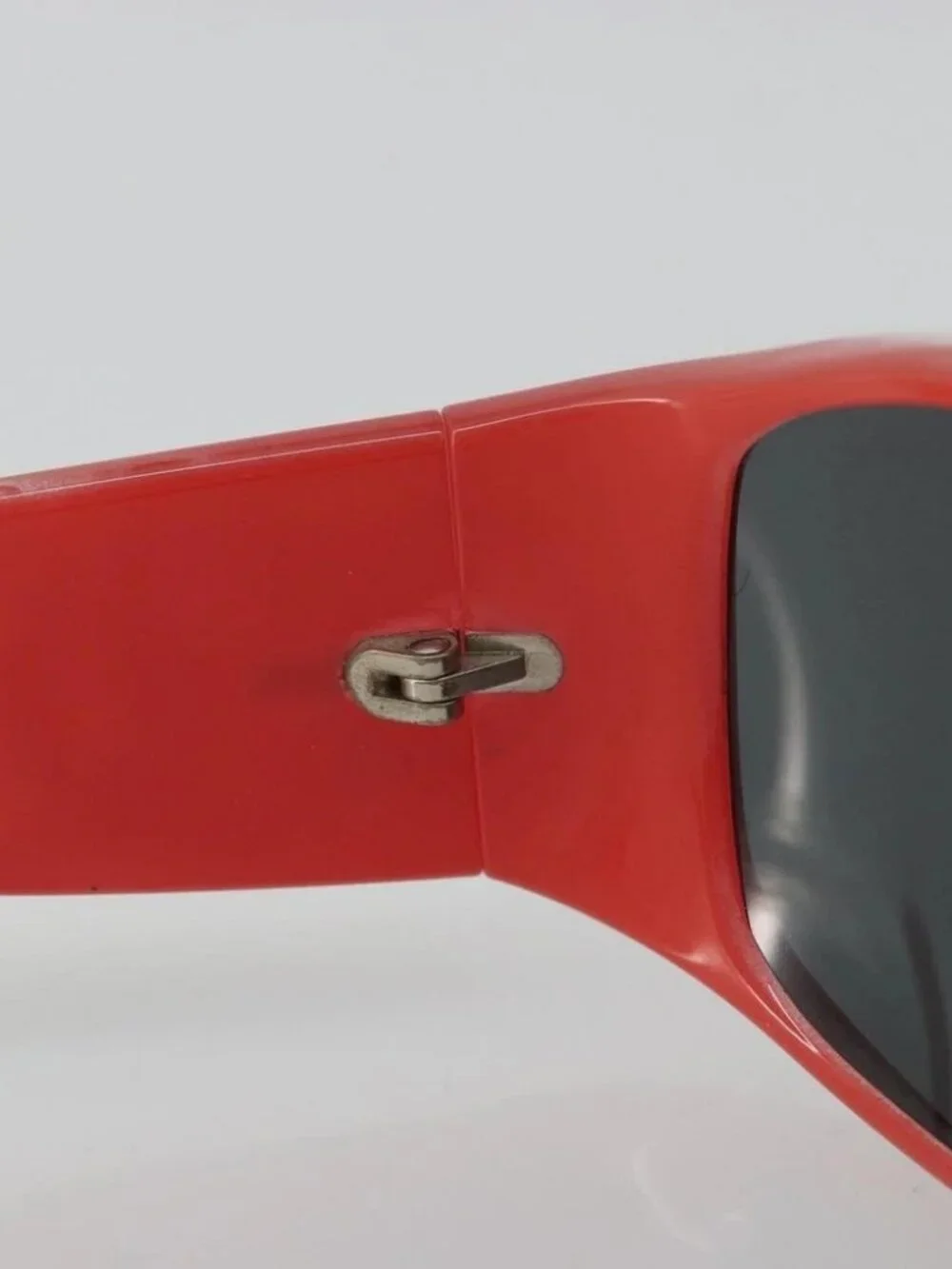 CHANEL Sunglasses plastic Red CC Auth ka3894A